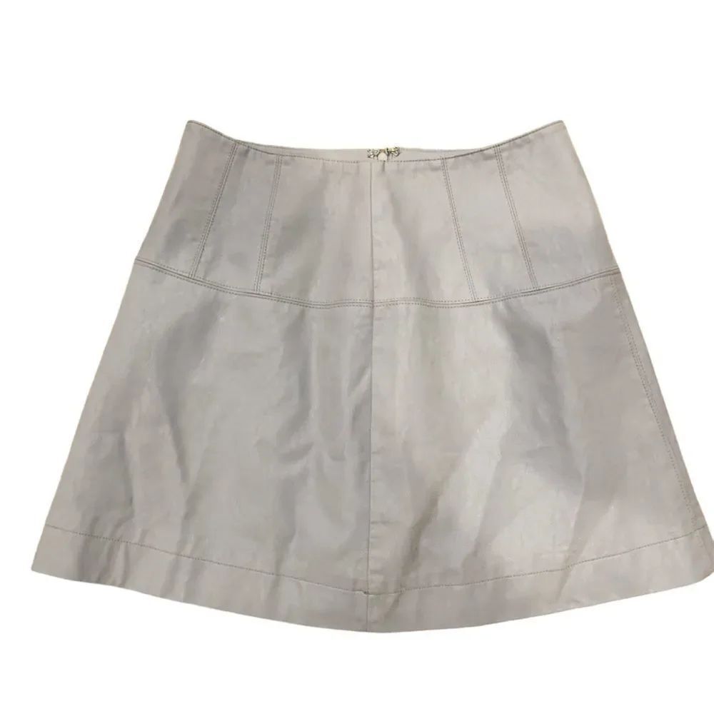Free People Faux Leather Mini Skirt Size 4 NWOT